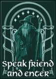 LOTR Speak Friend Magnet