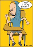Beavis I Need TP Magnet