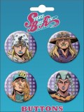 JoJo's Bizarre Adventure Steel Ball Run 4 Button Set 2