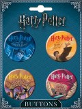 Harry Potter Literary 4pk Button Assortment 2