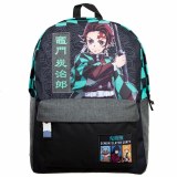 Demon Slayer Tanjiro Checker Print Backpack