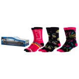 Back to the Future 3 Pair Crew Socks Box Set