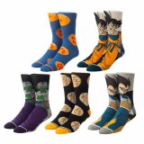 Dragon Ball Z Casual Crew Socks 5 Pack for Men