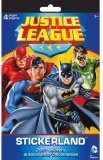 Justice League Stickerland Booklet w/4 sheets of stickers