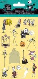 Nightmare Before Christmas Sticker Sheet 4 Pack