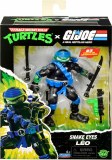 Teenage Mutant Ninja Turtles x GI Joe Snake Eyes X Leonardo Action Figure