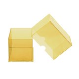 UltraPro 100ct 2 Piece Stor-Safe Deck Box Lemon Yellow