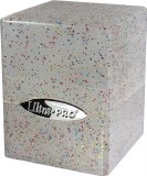 Satin Cube Glitter Clear Deck Box