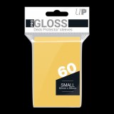 Ultra Pro Deck Protector Small Japanese Size Gloss Yellow Sleeves 60ct