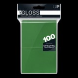Ultra Pro Deck Protector Gloss Green Standard Size Card Sleeves 100 Count