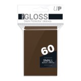 Ultra Pro Small Japanese Size Deck Protector Gloss Brown Card Sleeves 60ct