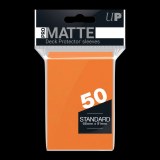Ultra Pro Deck Protector Matte Orange Standard Size Card Sleeves 50ct