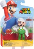 Super Mario Fire Luigi 4 In Action Figure