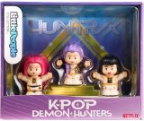 KPop Demon Hunters Huntr/X Little People Collector Set of 3 Figurines