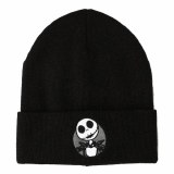 Nightmare Before Christmas Jack Skellington Black Cuff Beanie