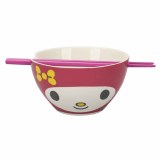 My Melody Ceramic Ramen Bowl with Chopsticks