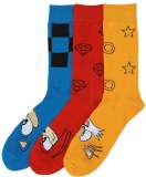 Sonic the Hedgehog Classic 3 Pair Crew Socks