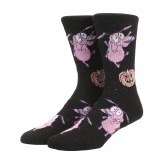 Courage the Cowardly Dog Mixed Character Art Pumpkin AOP Mens Athletic Crew Socks