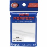 KMC Mini Japanese Size Perfect Fit Inner Card Sleeves Clear 100ct