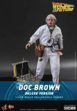 Hot Toys Back to the Future Doc Brown Deluxe Version 1/6 Scale Action Figure