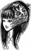 Junji Ito Tomie Enamel Pin Badge