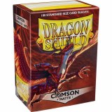 Dragon Shield Matte Crimson Sleeves 100 ct
