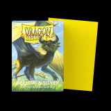 Dragon Shield Matte Dual Yellow & Silver Standard Size Card Sleeves