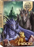 Fourth Wing Tairn Sgaeyl and Andarna by Marco Baldi Dragon 1000 Piece Puzzle