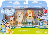 Bluey Wedding Times Action Figure 4 Pack