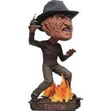 Freddy vs Jason Freddy Krueger Head Knockers Bobble Head New Version