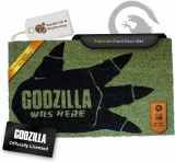 Godzilla Was Here Footprint Doormat