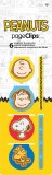 Peanuts Pageclips 6 Magnetic Bookmark Set