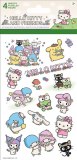 Hello Kitty and Friends Nature Sticker 4 Pack