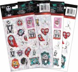Nightmare Before Christmas Quilted Patch Work Standard Stickers 4 Sheet