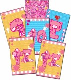Gloomy Bear Number Action Pose Playing Cards