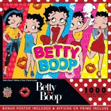 Betty Boop - Strike a Pose 1000pc Puzzle - Jigsaw Puzzle with Vibrant Artwork and Durable Pieces - Fun Family Activity, Brain Challenge, and Educational Entertainment for Kids, Teens, and Adults