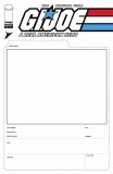 GI Joe A Real American Hero #325 Blank Sketch File Card Variant