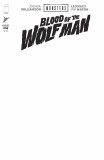 Universal Monsters Blood of the Wolf Man #1 Blank Sketch Variant