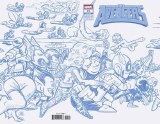 Avengers #25 Giarrusso Blue Line Sketch Variant