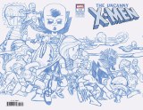 Uncanny X-Men #13 50 Copy Giarrusso Connecting Blue Line Sketch Variant