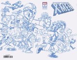 Exceptional X-Men #8 50 Copy Giarrusso Blue Line Sketch Connecting Variant
