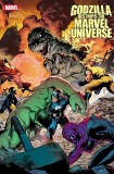 Godzilla Destroys the Marvel Universe #5 Pagulayan Variant