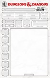 Dungeons & Dragons Total Party Killers #1 Blank Cover Character Sheet