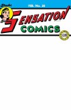 Sensation Comics #38 Facsimile Blank Sketch Variant