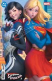 DC Marvel Superman Spider-Man #1 Cvr M Stanley Artgerm Lau Supergirl & Silk Card Stock Variant