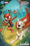 DC Marvel Superman Spider-Man #1 Cvr W Chrissie Zullo Krypto & Spider-Ham Card Stock Variant