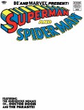 Superman and Spider-Man #1 Facsimile Blank Sketch Variant