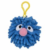 Sesame Street Grover Fuzzy Pom Plush Clip