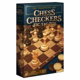 Traditions Chess/Checkers/Tic Tac Toe Set