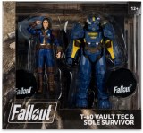 Fallout 4 T-60 Vault Tec/Sole Survivor 7 In Action Figure 2 Pack